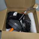 BACOENG 25Ft Drain Auger, Heavy Duty Plumbing Snake with Drill Adapter, Use Manually or Powered for Drain Clog, Shower Sink, Comes with Gloves and Bag (Orange)