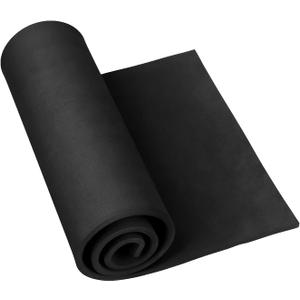 Doping Black Foam Sheets Roll, 10mm Thick Premium Cosplay EVA Foam Sheet, 13.9"x39" High Density 86kg/m3 Craft Foam for Costume, Crafts, DIY Projects (10mm Black)