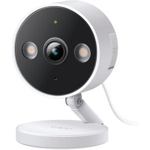 Tapo 2K+ Indoor/Outdoor Wired Security Camera - 2024 PCMag Editors' Choice, Person/Pet/Vehicle Detection, Baby Monitoring, Color Night Vision, Subscription-Free Local Storage or Optional Cloud, C120