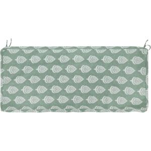 FUNHOME Outdoor Bench Cushion Covers 48" x 18" x 3", No Insert! Patio Bench Cushion Covers for Outdoor Furniture,Water Resistant Patio Loveseat Cushion Cover 1 Pack, Fair Green (Covers ONLY)