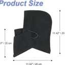 Classic Balaclava-Face-Mask for Kids - Boys Girls Lightweight Windproof UV Protector Neck Gaiter Skiing Cycling Scarf (Black)