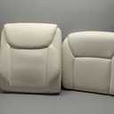 Amazon Basics Classic Puresoft PU Padded Mid-Back Office Chair with Armrest, Height Adjustable, Easy to Assemble, 26"D x 23.75"W x 42"H, Cream