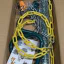 Take Me Away 18'' Trapeze Swing Bar Rings 48'' Heavy Duty Plastic Coated Chains Swing Set Accessories