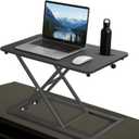 Standing Desk Converter 23.6" x 13.4", Adjustable Height 2.4"15.7", Sit Stand Converter with Sturdy Steel Frame, Ergonomic Standing Desk Topper & Monitor or Laptop Riser for Home Office, 34'60 CM