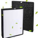 Rebirthcare fy1413/40 Active Car. Bon filter & fy1410/40 Hepa Filter Compatible with Philips Series 1000 1000i, Replace ac1214 ac1215 ac1217 ac2729 Filters
