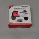 FASTSNAIL Grips Compatible with Nintendo Switch for Joy Con & OLED Model for Joycon, Wear-Resistant Handle Kit and Non-Slip Thumb Grips for Switch Joycon 1 Controller 2 Pack (Black)