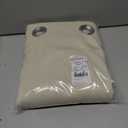 NICETOWN Beige Room Darkening Curtains 86" Long for Boho Farmhouse Home Decoration, Window Treatment Total Privacy Drape Panels for Bedroom Living Room Guest Room (55" Wide, Set of 2)