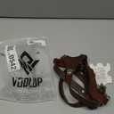 Genuine Leather Suspenders For Men Heavy Duty with Strong Clips, Leather Suspenders for Men