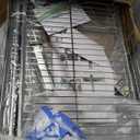 DINDON 2 Tier Pull Out Cabinet Organizer (17" W X 21" D), Double Tier Wire Basket Slide Out Shelf Storage for Kitchen Base Cabinet, Chrome Finish