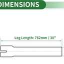 Motoforti Straight Exhaust Pipe Tube 102mm/4 OD T304 Stainless Steel
Mandrel Exhaust Tube, 762mm/30" Length, Piping, with Cutted End, Universal Fitment, Silver Tone