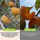 25x50ft Bird Netting, 1 inch Mesh, Heavy Duty Garden Netting for Fruit Trees, Blueberry Bushes, Vegetables, Extra Strong Woven Mesh Against Birds, Deer, Squirrels, Poultry and Other Animals