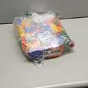 Number 8 Pinata Building Blocks 8th Birthday Party Decorations with Pinata Stick Blindfold for Kids Happy Birthday Building Block Theme Party Supplies (Small, 16 x 10.6 x 3 In)