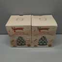 2 x ARVIDSSON Christmas Essential Oil Diffuser, Festive Aromatherpay Diffuser for Essential Oils, Ceramic Ultrasonic Oil Diffusers for Home, Christmas Tree Diffusers Gift for Women