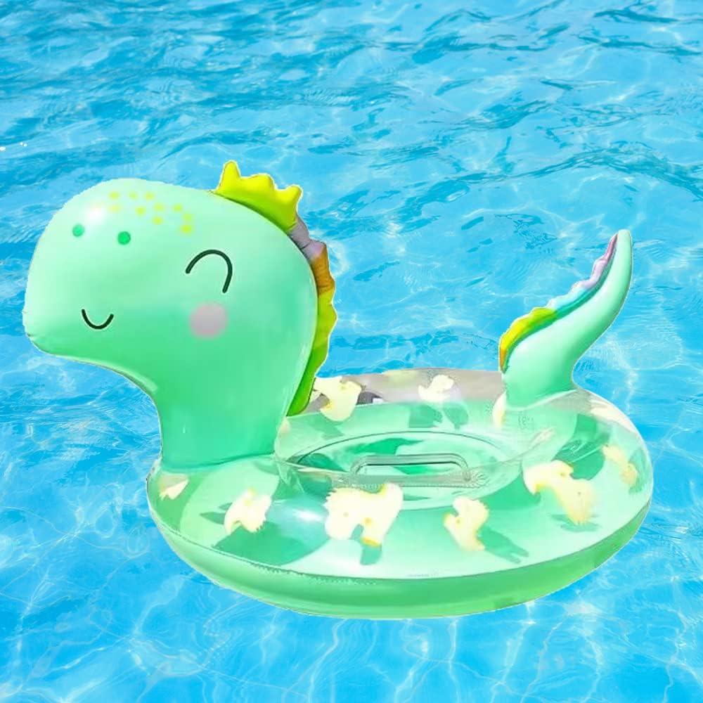 AIYUENCICI Baby Swimming Float, Inflatable Floatie Raft with Handle Safety Seat, Children Waist Float Ring Kids Water Bathtub Beach Party Toys, Toddler Swim Ring Over 6 Months