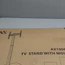 AX WABER Universal TV Floor Stand with Mount for 27 to 65 inch TVs,Swivel Standing TV Stand with 9 Level Height Adjustable,Space Saving Design Tall TV Stand for Living Room/Bedroom/Dorm/Corner Black