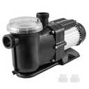 VEVOR Swimming Pool Pump 1.5HP 100GPM Max Flow Single Speed Pool Pump 220V 2850RPM 15m Max Head Filter Pump with Filter Basket for Above Ground Pools, Hot Tubs, Spas