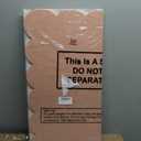 Mooliwe Scalloped Felt Bulletin Board 36 x 24 Inches Foldable Light Pink Pin Cork Board Alternative for Wall, 3' x 2' Trifold Picture Vision Self Adhesive Bulletin Decorative