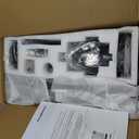 FUJIBONNY 52 Inch Ceiling Fans with Lights and Remote, Memory Function Brown Ceiling Fans, Reversible Modern Ceiling Fan for Outdoor Patio Proch Gazebo Indoor Bedroom (Not Real Wood)