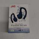 JVC Sport True Wireless Earbuds Headphones, Lightweight and Compact, Long Battery Life (up to 30 Hours), Sound with Neodymium Magnet Driver, Water Resistance (IPX5) - HAEC25TA (Blue) (Small)