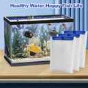 xbbwmrs 8-Pack Large Replacement Filter Cartridges Compatible with Tetra Whisper Bio-Bag Filters Large Aquarium Filter Cartridges for Whisper 20i/40i IQ20/30/45/60 PF20/30/40/60 Power Filters