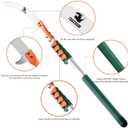 Tree Pruner Pole Saw Manual Extendable Long Tree Pruner Extendable，Pole Pruning Saw 18ft