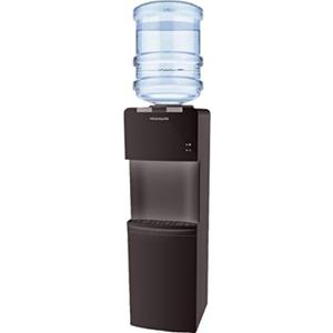 Frigidaire EFWC498 - Top Loading Cooler Dispenser -Hot & Cold Water - Child Safety Lock - Innovative Slim & Sleek Design, Holds 3 or 5 Gallon Bottles - Black