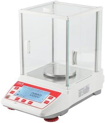 UXILAII SCIENTIFIC Analytical Balance 1000g x 0.001g GN mg Unit Precision Lab Scale 0.0001g Digital Analytical Scale RS232 Interface Laboratory Electronic Balance LCD Display with Glass Windshield