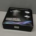 LED Shower Head, 12 LED Shower Head with Color Changing Lights, High Pressure Rainfall Shower Head Combo, Chrome Stainless Steel & 11 Flexible Curved Arm, 60 Hose