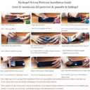 2 x 2pcs Anti-Fingerprint Matte Hydrogel film for Samsung Galaxy S25 5G 6.2" Anti-Glare Transparent Soft TPU Screen Protector Explosion-Proof Fingerprint Unlock, Self-Healing, Ultra-Thin