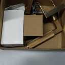 Amerdeco 3 Pack Privacy Door Handles, Champagne Bronze Interior, Knurled Lever, Heavy Duty for Bedroom and Bathroom, Reversible Keyless for Right & Left Side AM0021