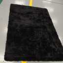 Ophanie Black Rugs for Living Room, Fluffy Furry Shaggy Fuzzy Area Rug, 5x8 Carpets for Bedroom Shag Plush Soft Large, Kids Home Decor Aesthetic