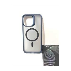 TORRAS Magnetic iPhone 15 Pro Max Case- Blue & Clear W/ Stand -MagSafe