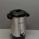 Hamilton Beach 45 Cup Coffee Urn and Hot Beverage Dispenser, Silver