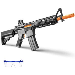 Automatic Blaster with Metal Gear, Nylon & Metal Body 3.2 Pounds, XT30 Plug 9V 280 FPS & 100+ Ft Range, Outdoor Games, Ages 18+