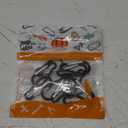 Swatom Aluminum Carabiner Clip 1.6/1.9/2.3/2.7/3.1 Inches Spring Snap Hook Keyring Carabiners Keychains Black (10P/20P)