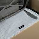 Wrangler 4 Piece Miami Luggage and Packing Cubes Set, Black