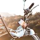 Pnitri 2025 New Upgraded Bike Phone Holder Handlebar - 1S Quick Install, Motorcycle Phone Mount, Bicycle Phone Holder fit Large Phone Case for iPhone Samsung, Dirt Scooter Mini Bike Accessories