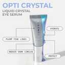 COSMEDIX Under Eye Serum for Dark Circles & Puffiness, Opti Crystal - Lifting & Firming Liquid Serum for Fine Lines & Wrinkles - Brightening, Moisturizing, & Hydrating Anti Aging Eye Puffy Bags Serum