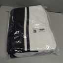 Herseas Women 2 Piece Outfits Sweatsuit Lounge Set Color Block Crewneck Pullover with Jogger Airport Tracksuit Matching Pants Set Black Small 4 6 (S)