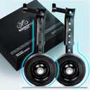 Heavy Duty Adjustable Training Wheel, Fits 24 to 29 Inches Bicycles, Perfect for Learning & Balance Support, Bike Learning Aid, Supports up to 200 lbs | Sturdy Bicycle Stabilizer (Black)