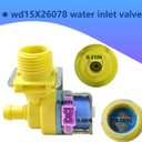Compatible with GE Dishwasher Water Inlet Valve WD15X26078 Replacement for 4959029 AP6986683 PS16217027 Universal Water Inflow Valve to Prevent Leaks & Ensure Proper Water Pressure