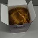 Mannequin Head with 80% Real Human Hair 26''-28"Cosmetology Mannequin Doll Head to Practice Hair Styles Hairdresser Practice Braiding Head(27# Light Brown)