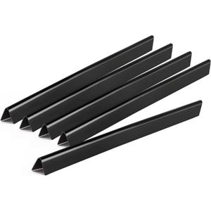 Criditpid 7535 7534 21.5'' Porcelain-Enameled Flavorizer Bars for Weber Spirit 200 Series, Spirit E210, S210, Spirit 500, Genesis Silver A Grills with Side Control, Parts for Weber Spirit E210 (Fits Spirit 200 with Side Knobs)