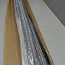 12Pack Wrought Iron Balusters 44 Inches Deck Balusters Combine 1/2" Square Plain Bar Balusters with Single Rectangle Metal Balusters Hollow Satin Black, GRMIKBU GB04
