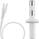 Discount TENS - Adjustable Anal Probe Electrode for TENS, EMS, E-Stim, Electro Stim Units – Pelvic Floor Exerciser, Prostate Stimulator, Stainless Steel & Bio-Plastic with 2mm Pin Connector. Model A1