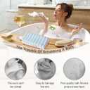 4 x Exfoliating Shower Towel, 2-in-1 Towel, Premium Scrub Wash Cloth for Body Face, Exfoliating Towels-Body Scrubber with 2 Sides for All Skin Types (Black)