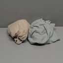 Baby Crib Sheets for Boys Girls, 2 Pack Fitted Crib Sheet for Standard Crib and Toddler Mattress, Soft Microfiber Baby Sheet 52x28x8in (Brown & Green)