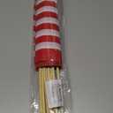 12 Pcs 12x18 Inch American Flags on Stick, American Flags for Outside, USA Stick Flag with Handheld and Grounded Multi-Purpose Flagpole, Design for Memorial Day, 4th of July, Veterans Day, Election Day