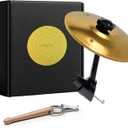 Car Crash Cymbal, Car Crash Cymbal Air Vent,Crisp Metallic Sound - Quirky Gift for Road Trips & Music Lovers (gold)