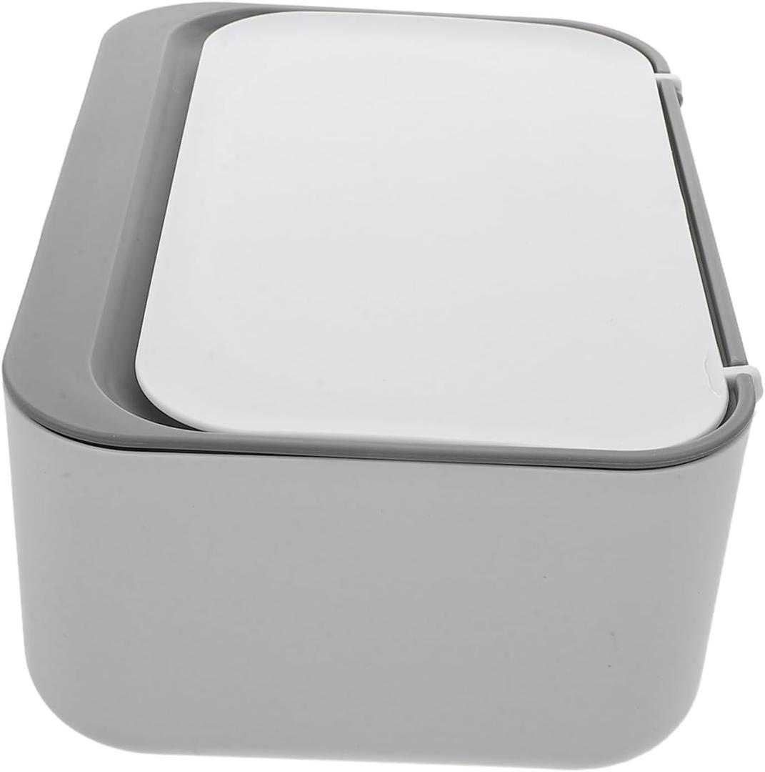 PRETYZOOM Dustproof Box Large Capacity Storage for Baby Wipes Kitchen Tissues Plastic Organizer Family-Friendly Design